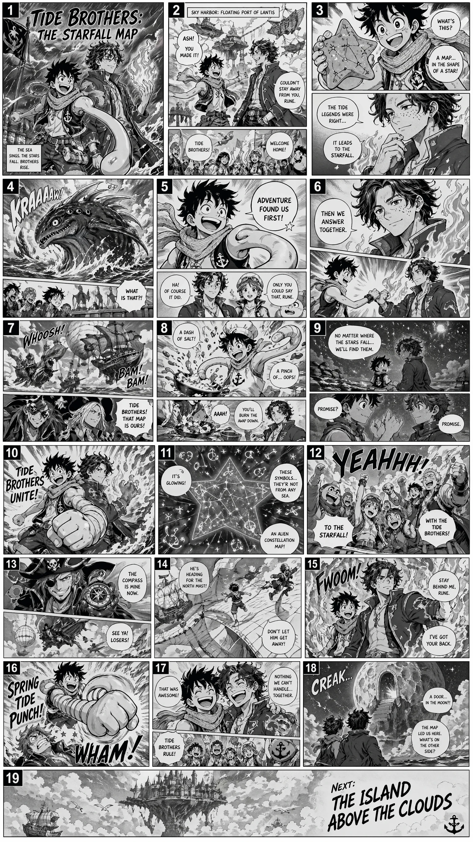 tide brothers 19 page manga