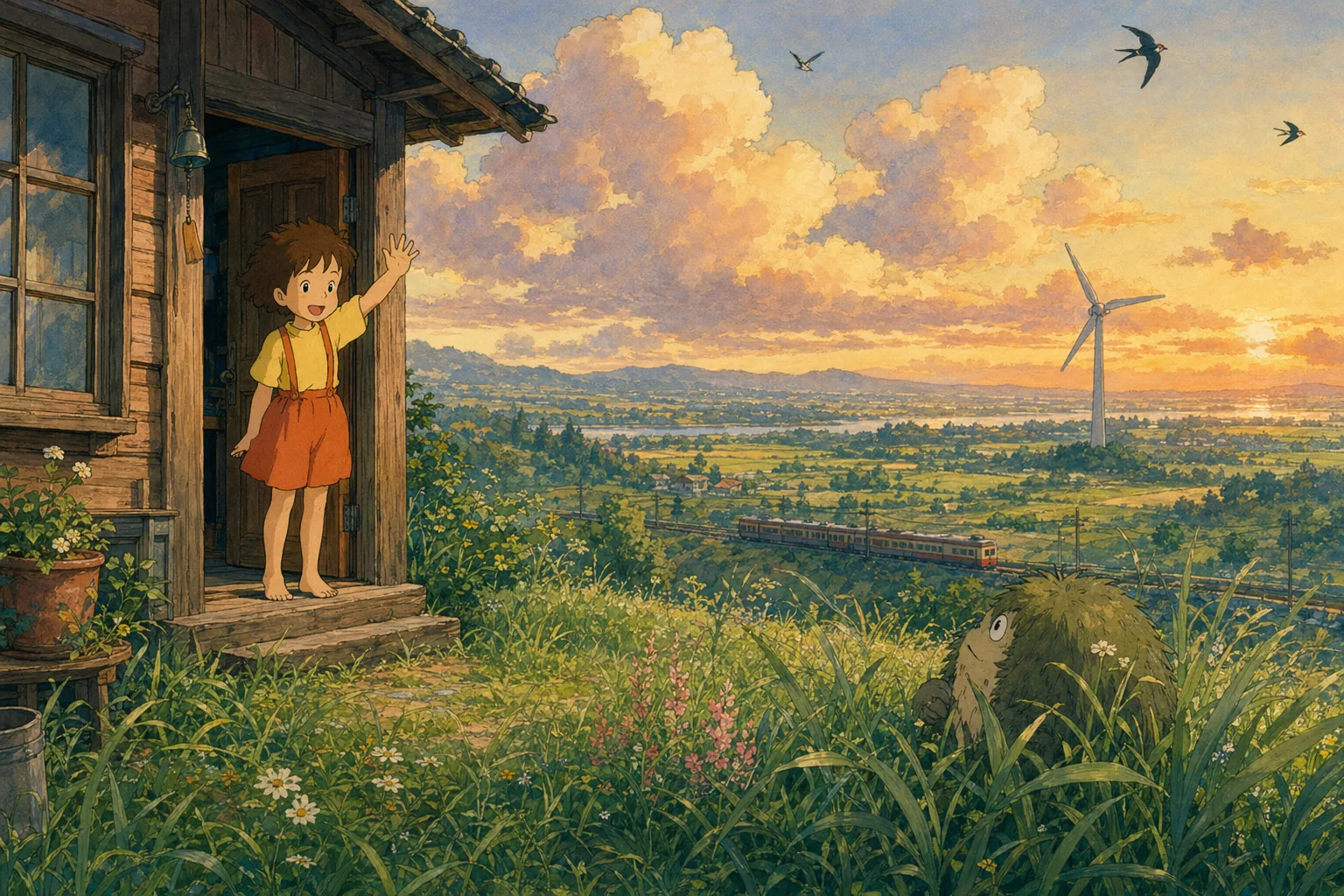 ghibli cottage