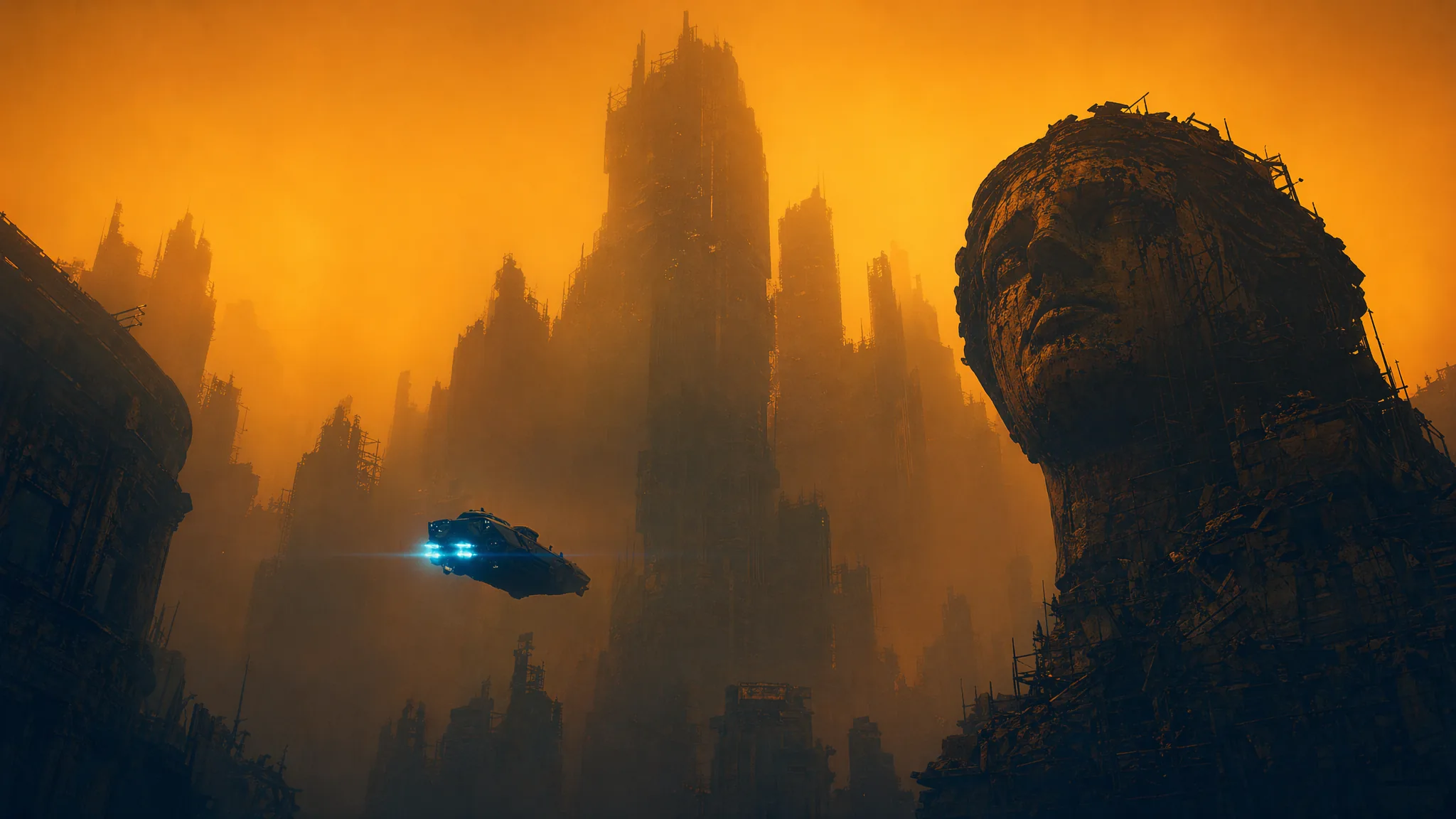 blade runner neo noir orange