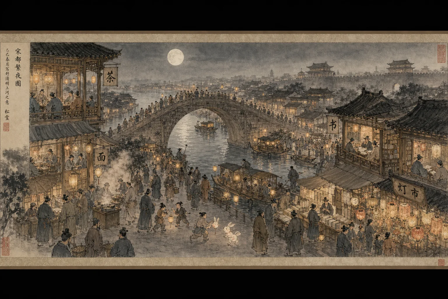 song night market scroll
