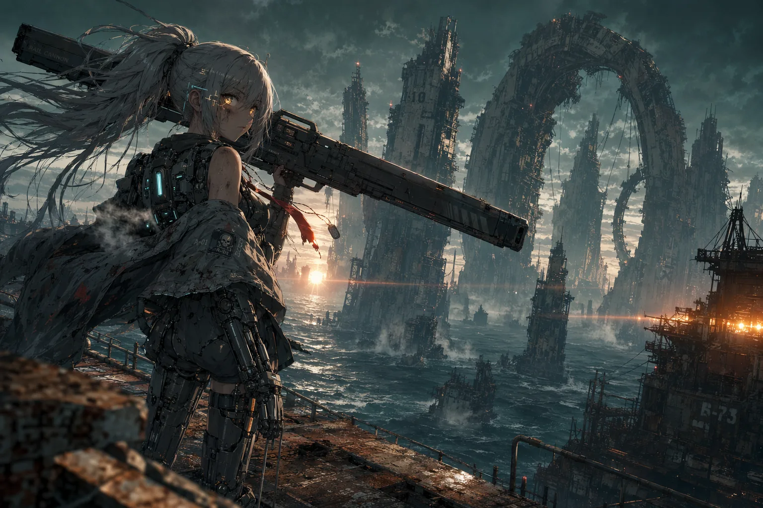 cyberpunk mecha