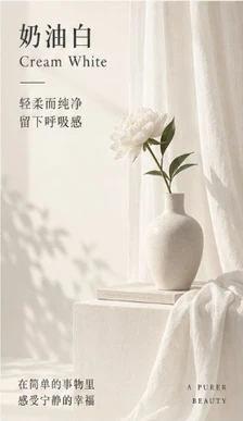 奶油白 Cream White