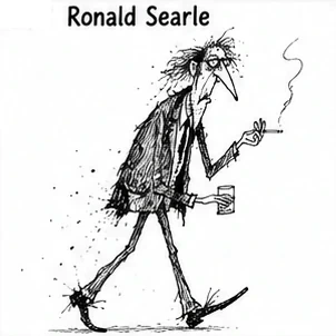 Frenetic Scratch-Ink Caricature
