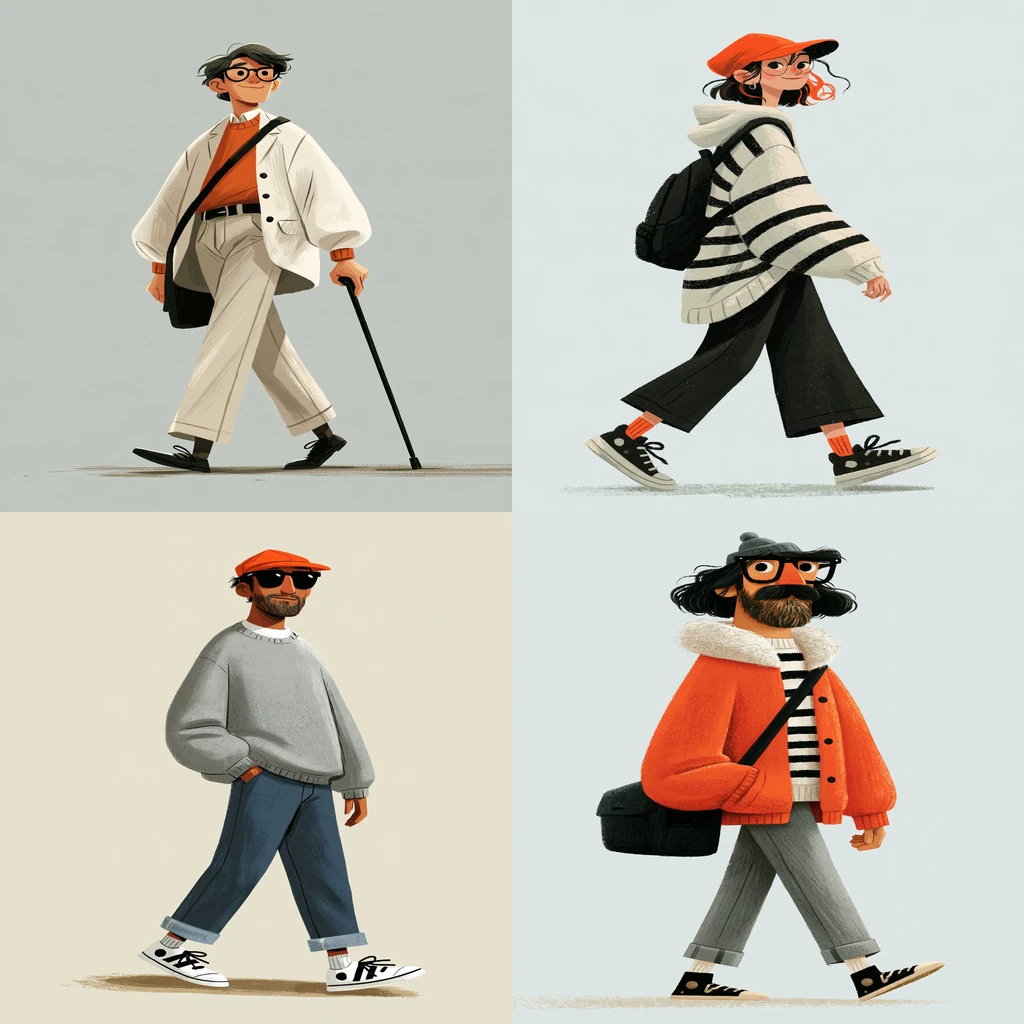 Chic Urban Editorial Motion Character