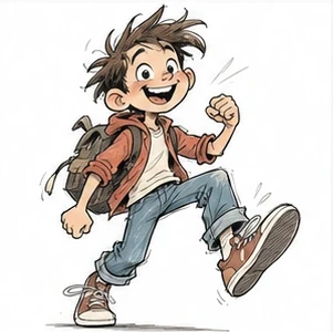 Expressive Character Sketch Cartoon