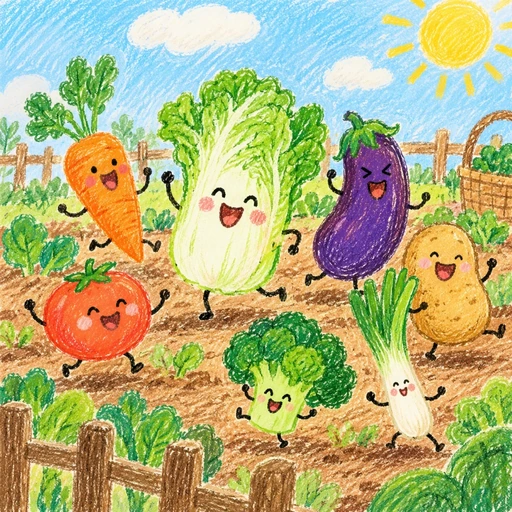 Charming Children Crayon Storybook