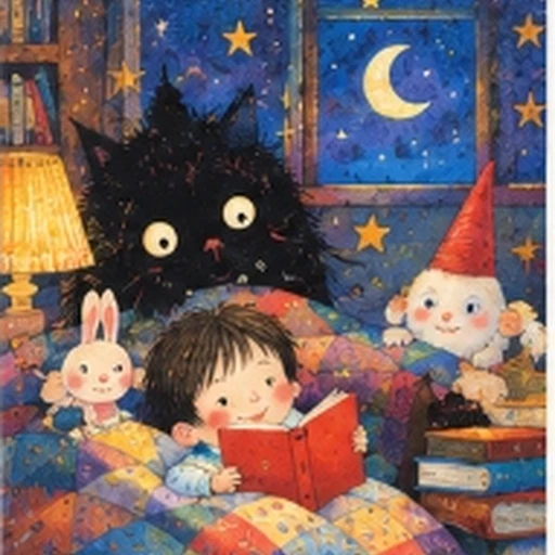 Keiko Sena Whimsical Collage Paper-Cut Storybook