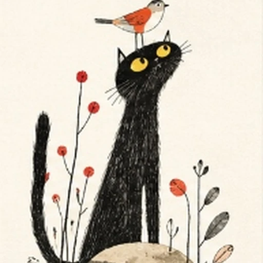 Violeta Lopiz Poetic Minimal Ink & Botanical Storybook