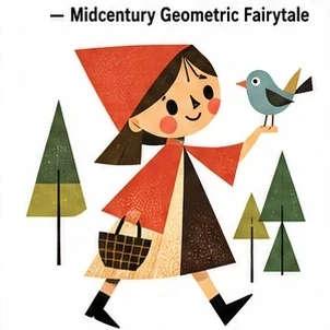 Midcentury Geometric Fairytale