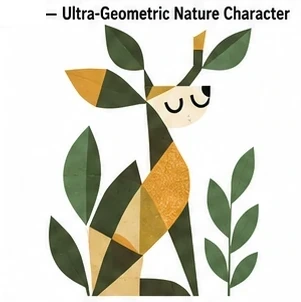 Ultra-Geometric Nature Character