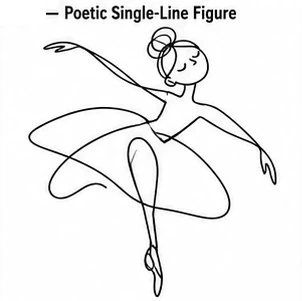 Poetic Single-Line Figure