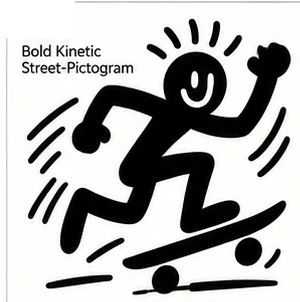 Bold Kinetic Street-Pictogram