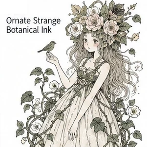 Ornate Strange Botanical Ink