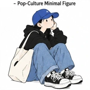 Pop-Culture Minimal Figure