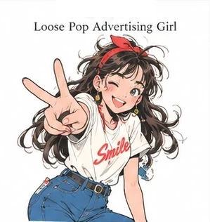 Loose Pop Advertising Girl