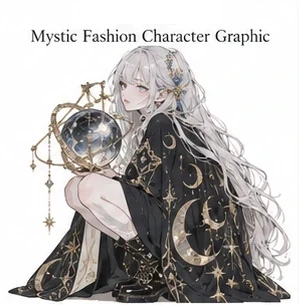 Mystic Fashion Character Graphic