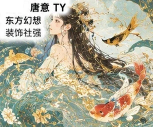 Ornate Flowing Eastern Fantasy Figure