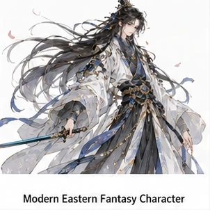 Modern Eastern Fantasy Character