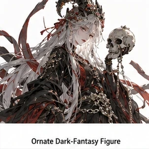Ornate Dark-Fantasy Figure