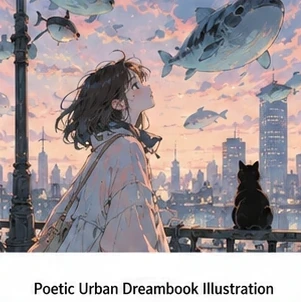 Poetic Urban Dreambook Illustration