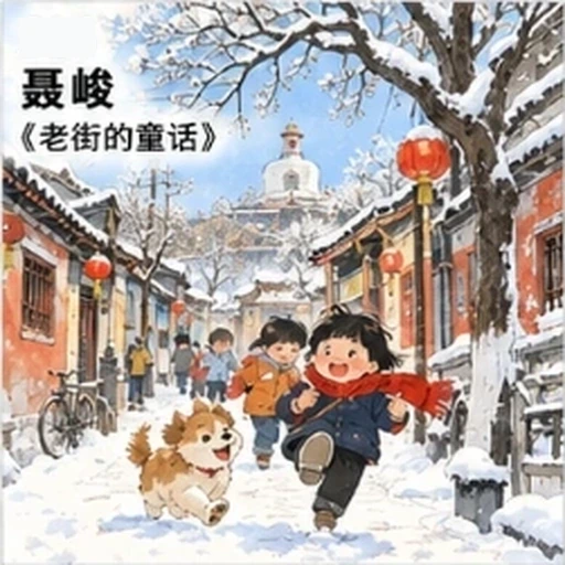 Beijing Hutong Watercolor Graphic Novel