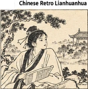 Chinese Retro Lianhuanhua