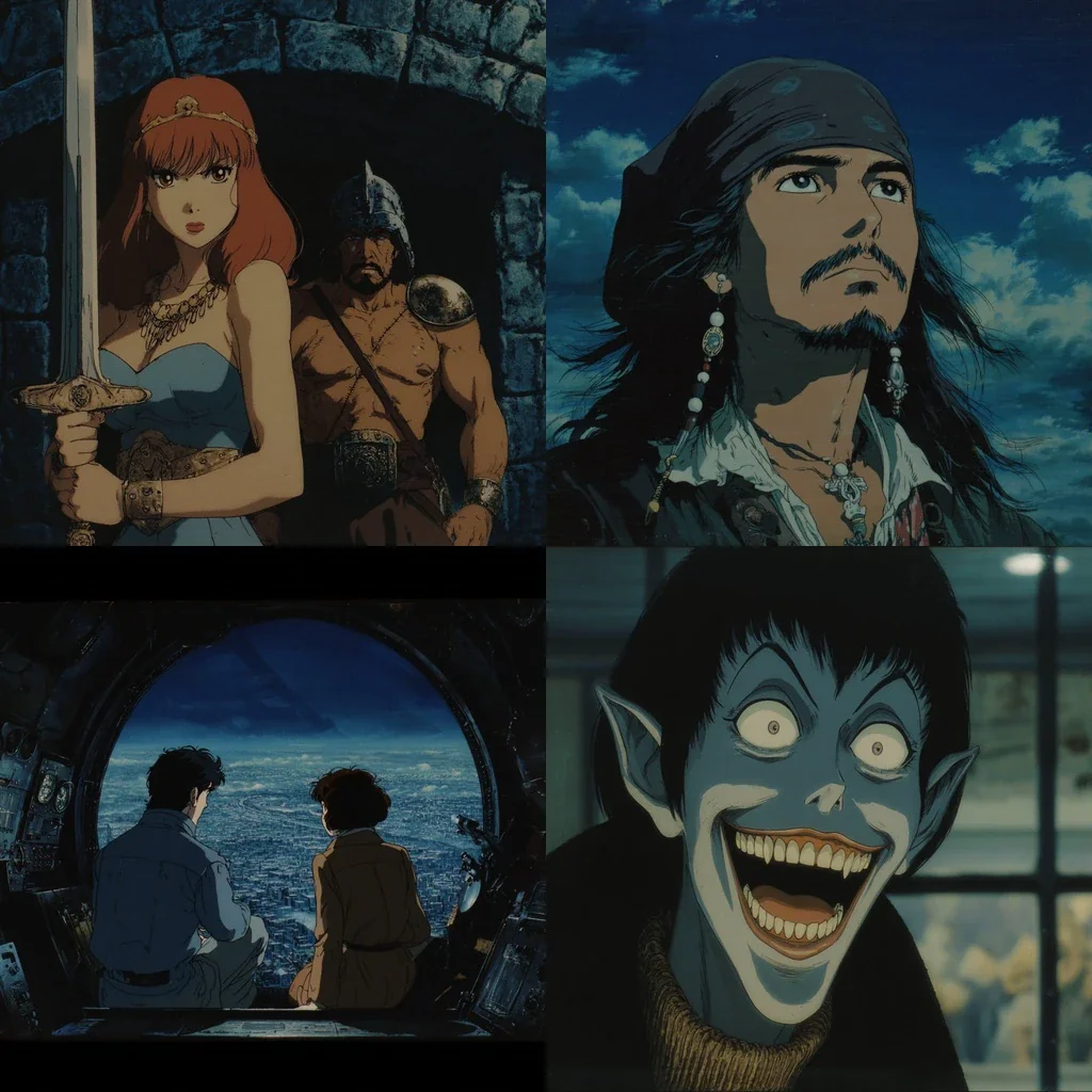 Classic 80s-90s Heroic Fantasy Cel Anime