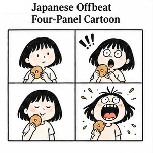 Japanese Offbeat Four-Panel Cartoon