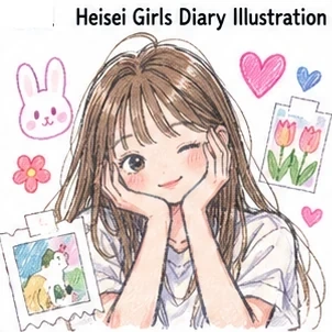 Heisei Girls Diary Illustration