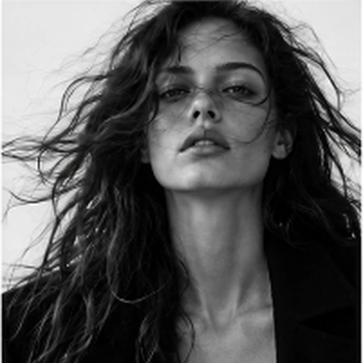 Peter Lindbergh Natural Raw Windblown Monochrome Fashion Photography