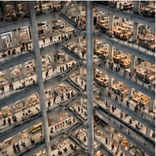 Andreas Gursky Monumental Scale Repetitive Geometric Architecture Photography
