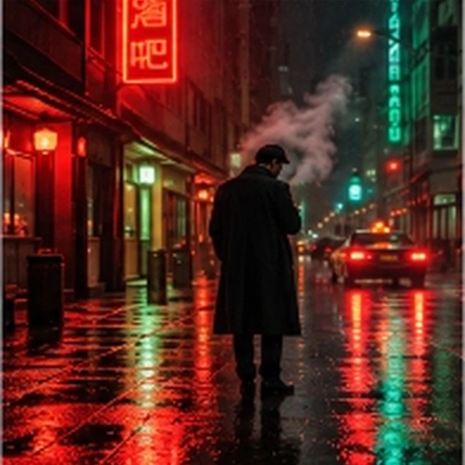 Wong Kar-wai Hong Kong Retro Neon Glow Atmospheric Cinematic Mood