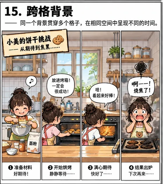 跨格背景