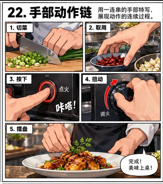 手部动作链