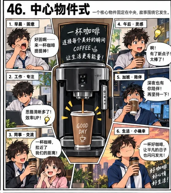 中心物件式