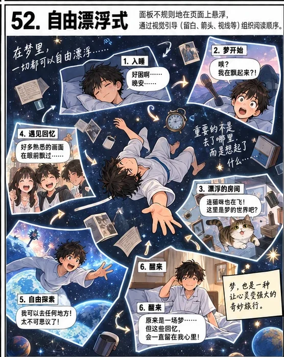 自由漂浮式