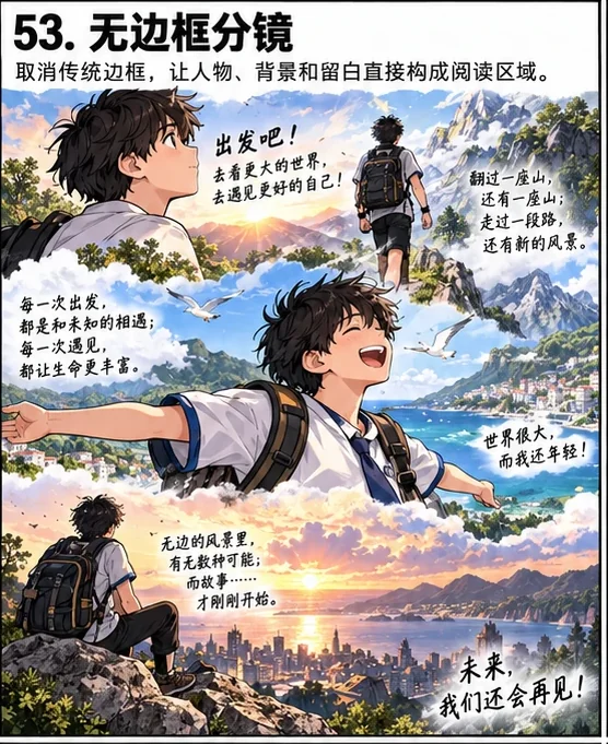 无边框分镜