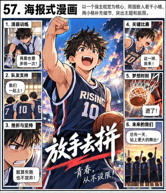 海报式漫画
