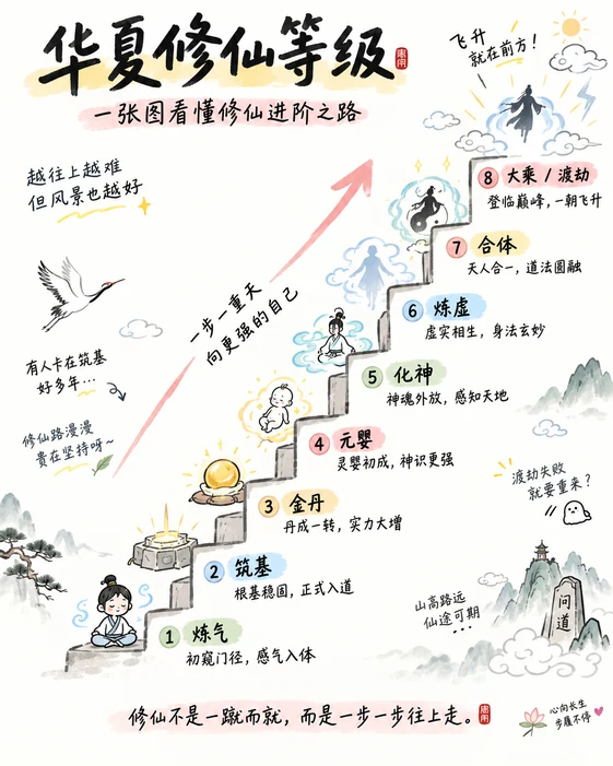 阶段等级进阶信息图