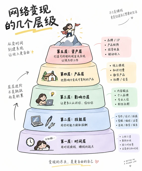 分层结构型信息图