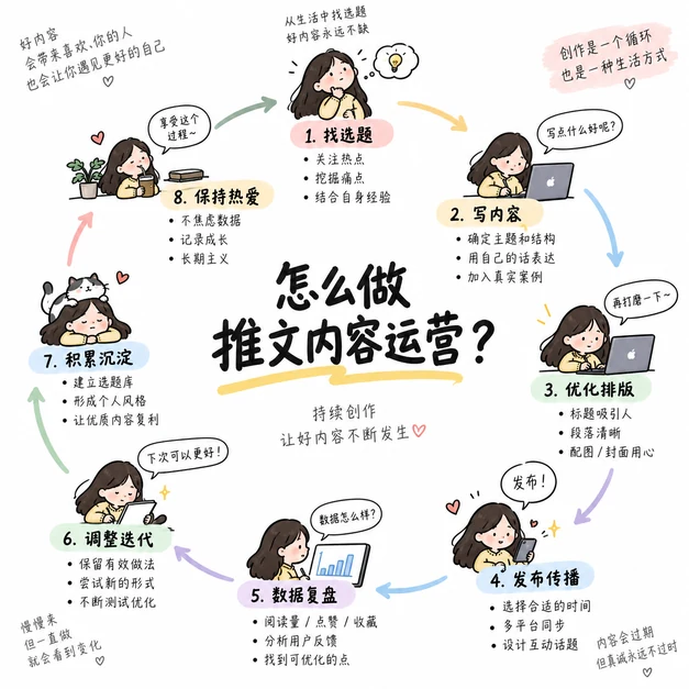 循环闭环型信息图